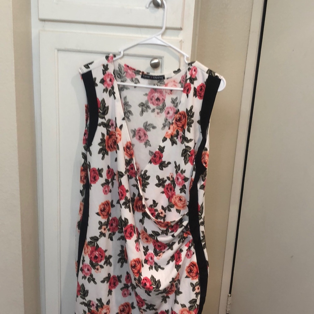 Floral mini dress